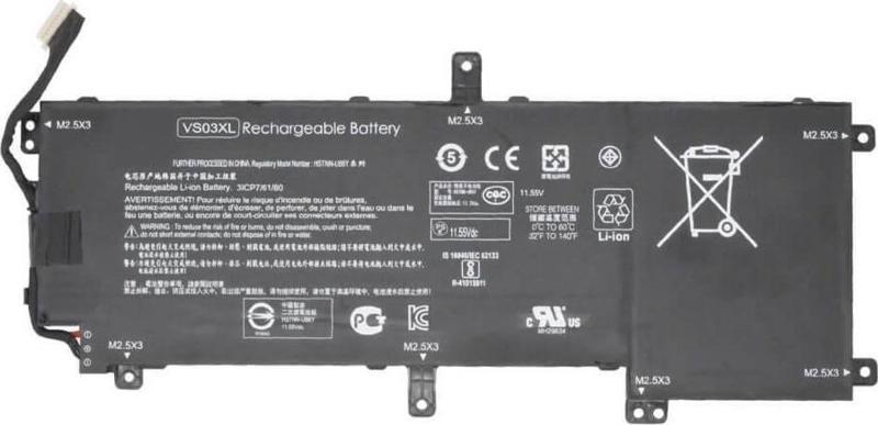 Hp Envy 15-as000, 15-as100, VS03XL Notebook Bataryası Pili