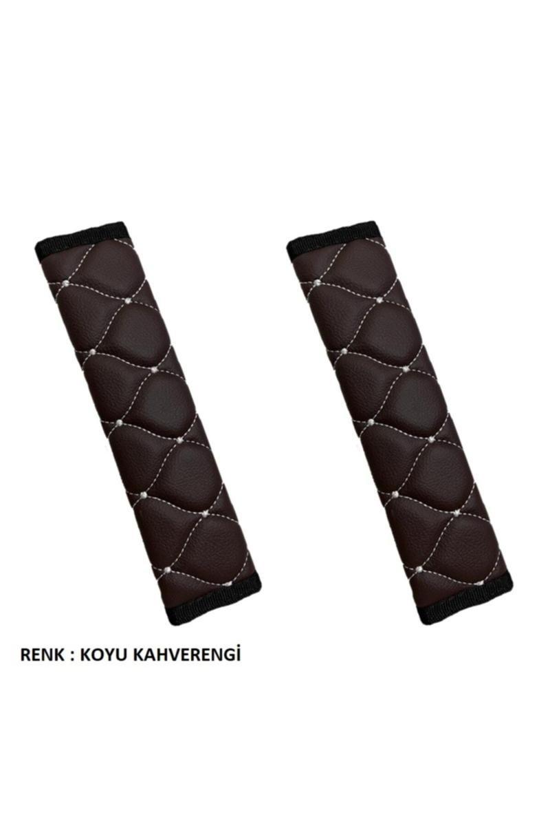 Skoda Fabia 2009 - 2014 Arası Emniyet Kemer Konforu Renk-Kahverengi