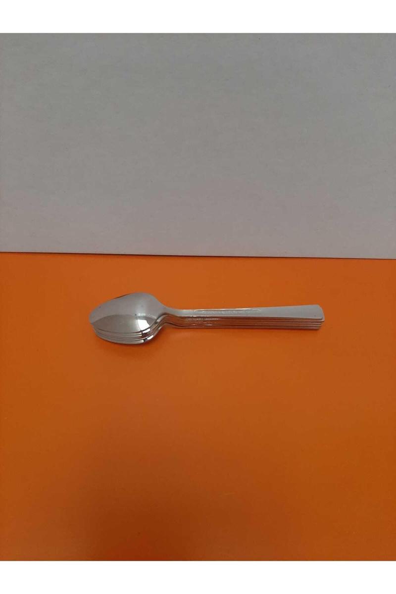Paslanmaz Çelik Çay Kaşığı-6 Adet, Kaliteli Uzun Ömürlü Çay Kaşığı