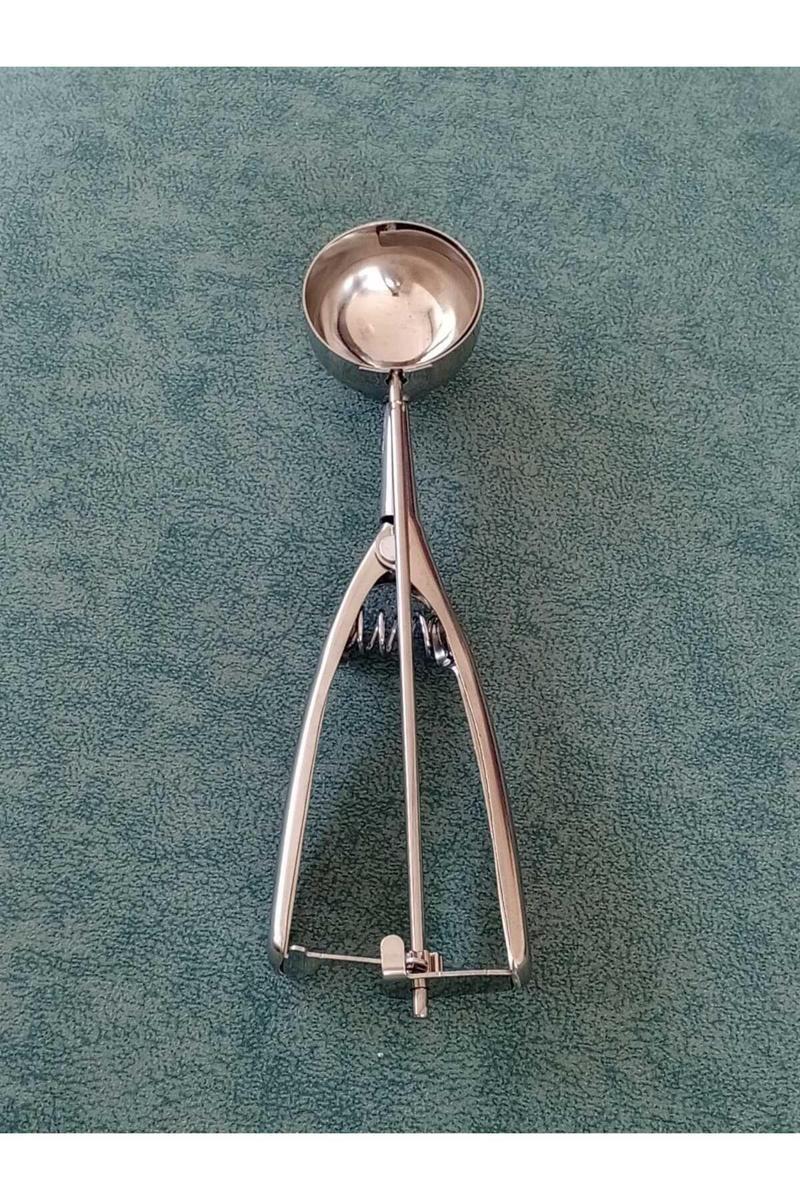 Metal Dondurma Kepçesi, Makaslı Dondurma Kaşığı, Metal Kurabiye Kalıbı, Helva Servis Kaşığı