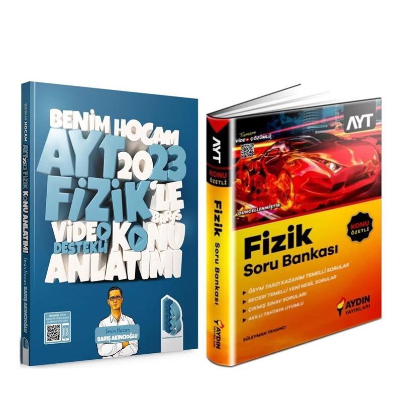 Benim Hocam 2023 AYT Fizik Konu ve Aydın Soru Bankası Seti 2 Kitap