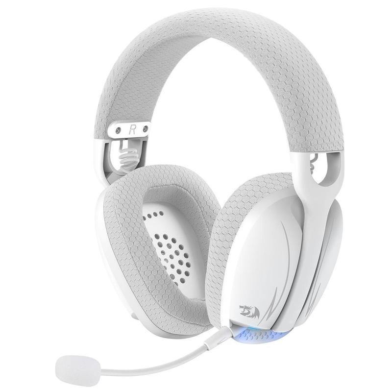 H878 SKULD PRO TRI-MODE KABLOSUZ 7.1 SURROUND AYDINLATMALI GAMING KULAKLIK BEYAZ-GRI