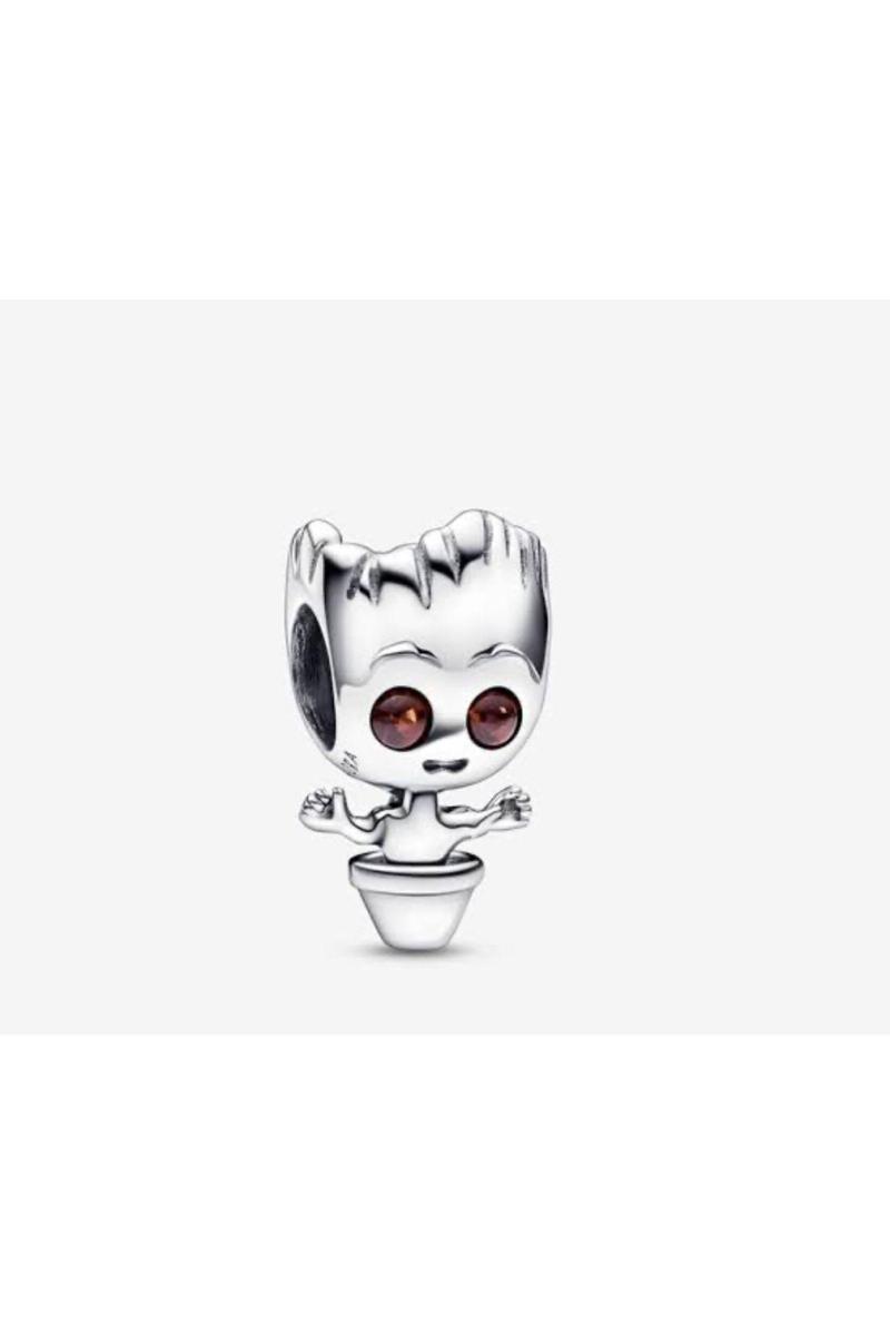 Groot Charm Gümüş Kaplama Gri #1