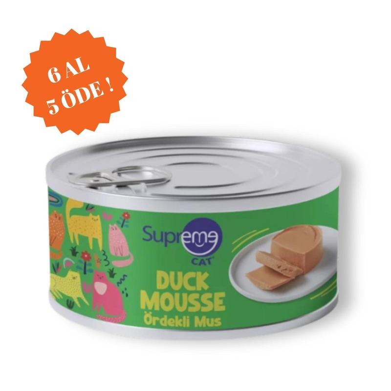 Cat Ördekli Püre Yetişkin Kedi Konservesi 85 Gr 6 AL 5 ÖDE