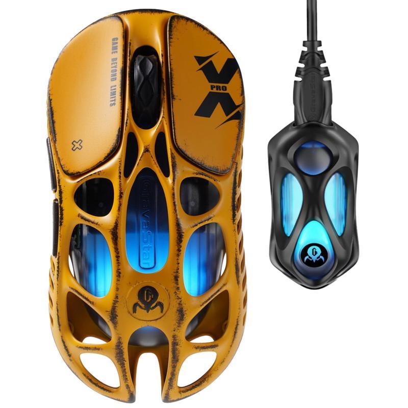 Mercury XPro RGB 32K DPI Optik Gaming Mouse+8K Dongle, Kablosuz, Magnezyum Alaşımlı, Progr