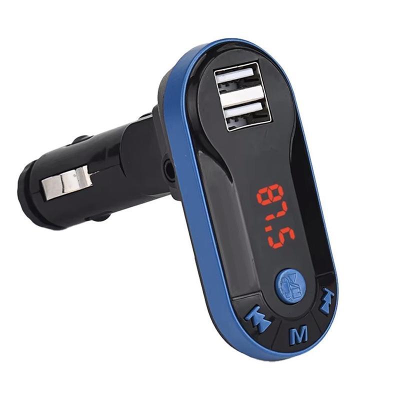 Usb-SD-Bluetooth-Mp3 Destekli 12-24 Volt Ekranlı Hafızasız Fm Transmitter HL-19682