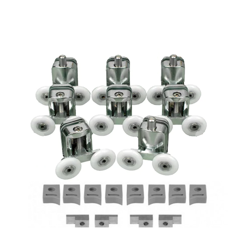 Metal Gövdeli Duşakabin Cam Kabin Tekerleği Takım 24 mm