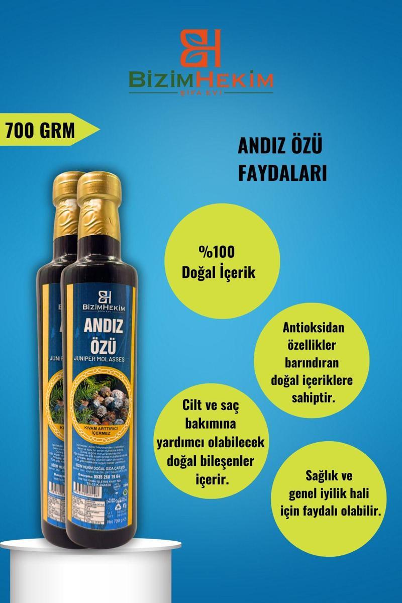 Andız Özü 700 Grm %100 Doğal- Şeker Glukoz Katkısız Renklendirici İçermez