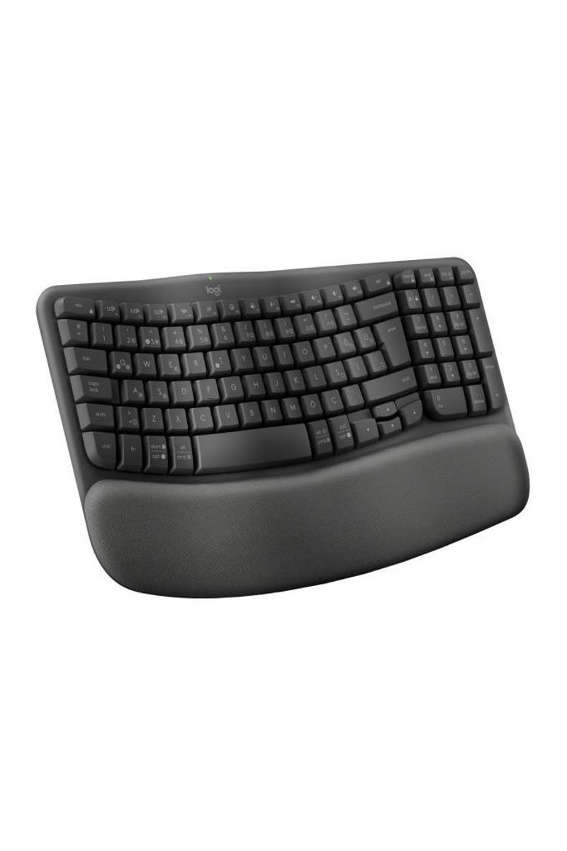 Wave Keys Kablosuz Dolgulu Avuç İçi Destekli Ergo