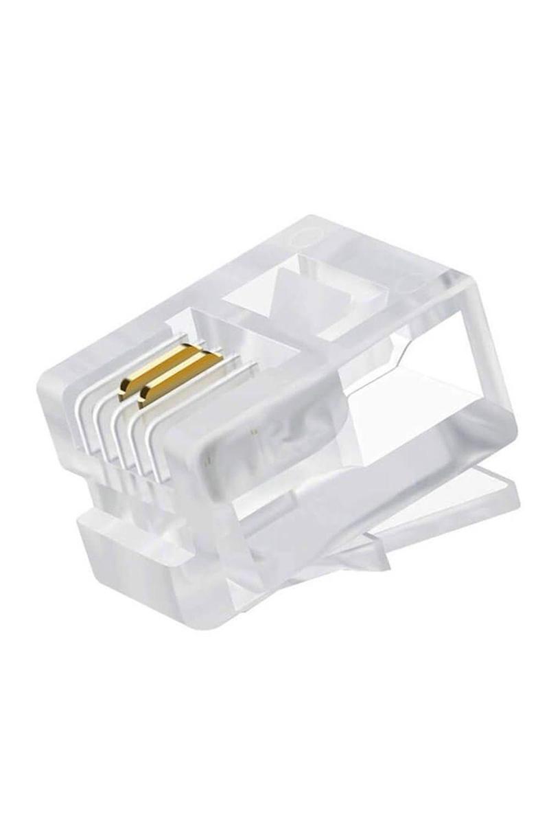 Rj11 Jack Telefon Kablo Ucu Konnektörü