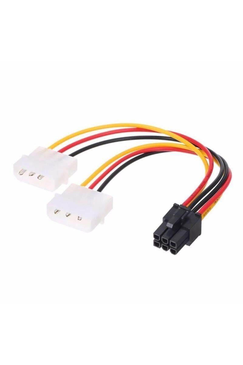 6 Pin Ekran Kartı Power Güç Kablosu Pcı Ex 15 Cm