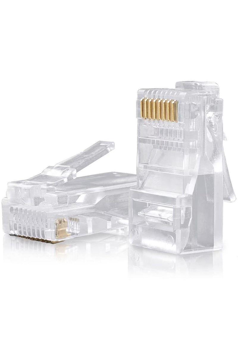 Rj45 Cat6 8P8C Konnektör Jak (100 Adet)