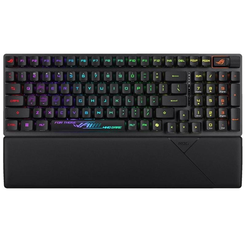 ROG Strix Scope II 96 RX Red Switch RGB Siyah Kablosuz ENG-Q Mekanik Gaming Klavye
