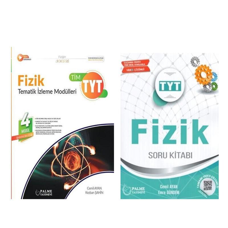 TYT Fizik Konu Anlatımlı ve Soru Bankası 2 Kitap Set Palme Yayınları