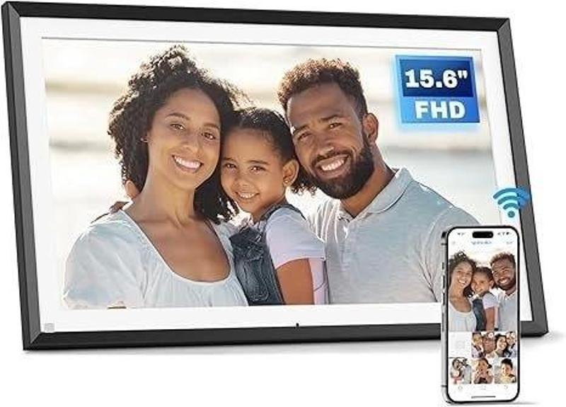 15.6 Inc Dijital Fotoğraf Çerçevesi 32GB 1920x1080 IPS - Siyah