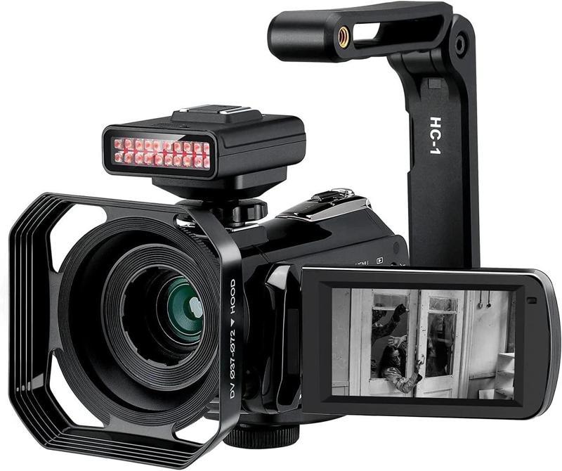 UHD Gece Görüşlü Video Kamera - Vlog Hayalet Avcılık Kamerası 4K