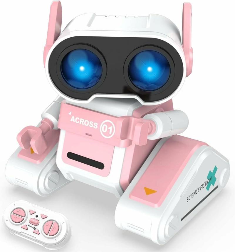 RC Şarj Edilebilir Uzaktan Kumandalı Robot Oyuncak - Pembe