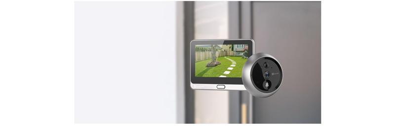 CS-DP2 Kablosuz Monitörlü Kapı GÖRÜNTÜLEYİCİSİ