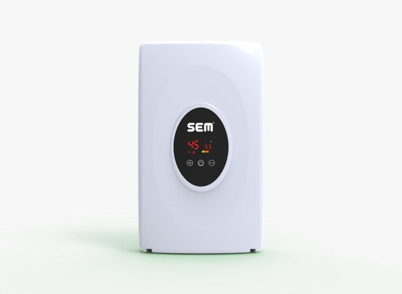 Sem Tulpar SW-1212 D (12 KW) MONOFAZE şofben ,Merkezi Sistem ve Güneş Su Isıtma Sistemine uyumlu monofaze dijital sofben