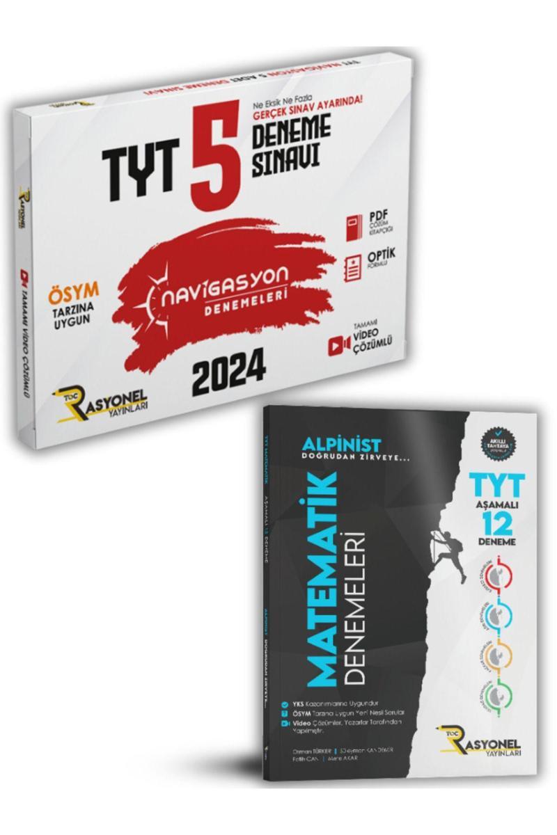 Rasyonel Yayınları Tyt Tüm Dersler 5'Li Deneme Ve Tyt Alpinist Matematik Deneme (Alpinist Serisi) (17 Deneme)