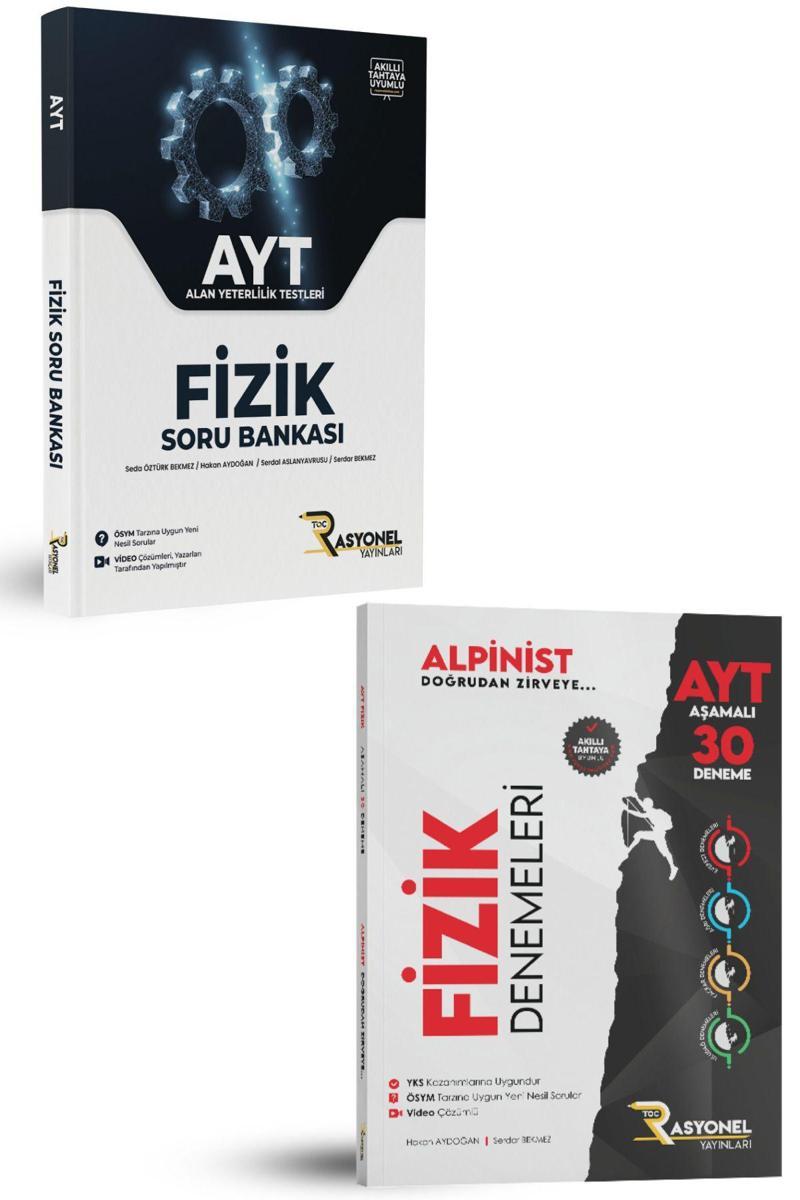 Rasyonel Yayınları Ayt Fizik Soru Bankası / Ayt Fizik Aşamalı Deneme Seti (Meb Müfredatına Uygun / Ösym Ayarında)