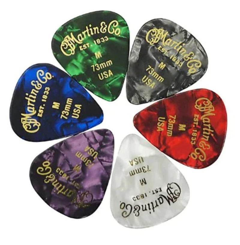 18A0096 Medium Pena 0.73 mm Gitar Pena (6 Adet)