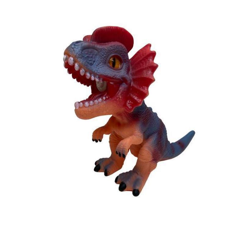 Soft Dinazor Neon Gözlü 24 Cm - LD6206B-Dilophosaurus (Lisinya)