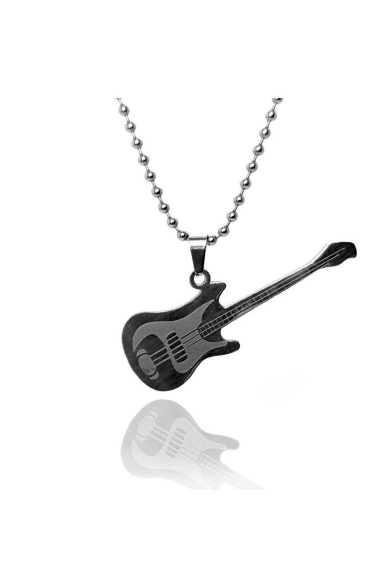 Gitar Erkek Çelik Kolye Zincir Cklgmsgıtar