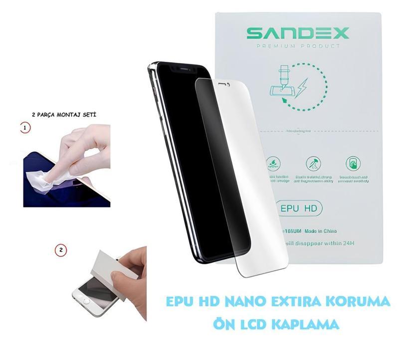 iPhone 8 NANO Ekran Koruyucu Esnek ULTRA İnce - SANDEX - EPU HD