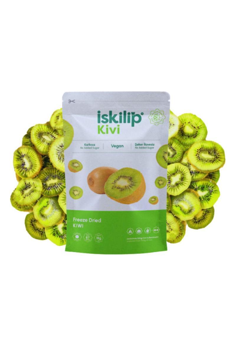 Dondurularak Kurutulmuş Kivi - Kivi Kuru Meyve Cipsi - Frezee Dried Kiwi- 18 Gr