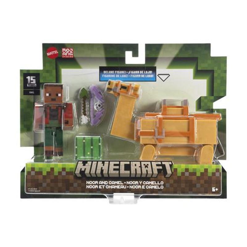 Minecraft Noor ve Deve Figür Seti – Hareketli Oyun Karakterleri ve Aksesuarları