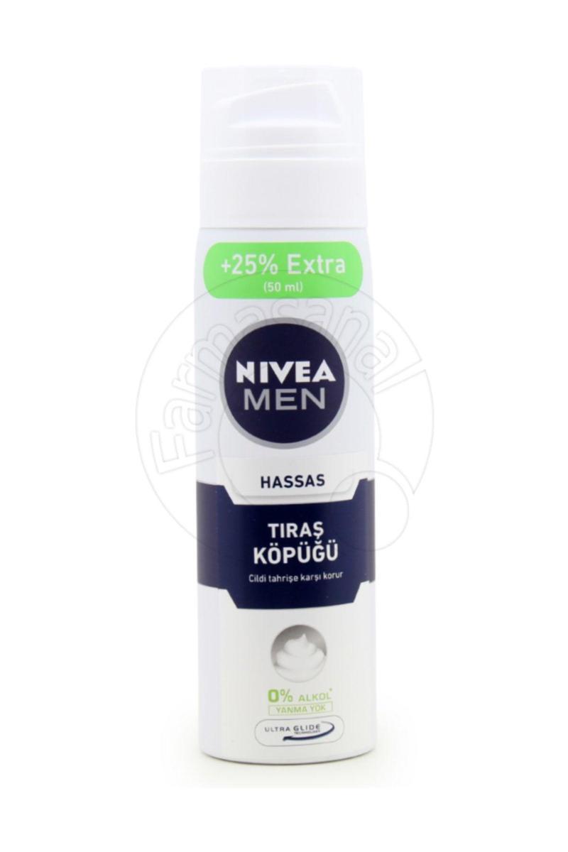 Nıvea Men Hassas Ciltler Için Tıraş Köpüğü 200 Ml
