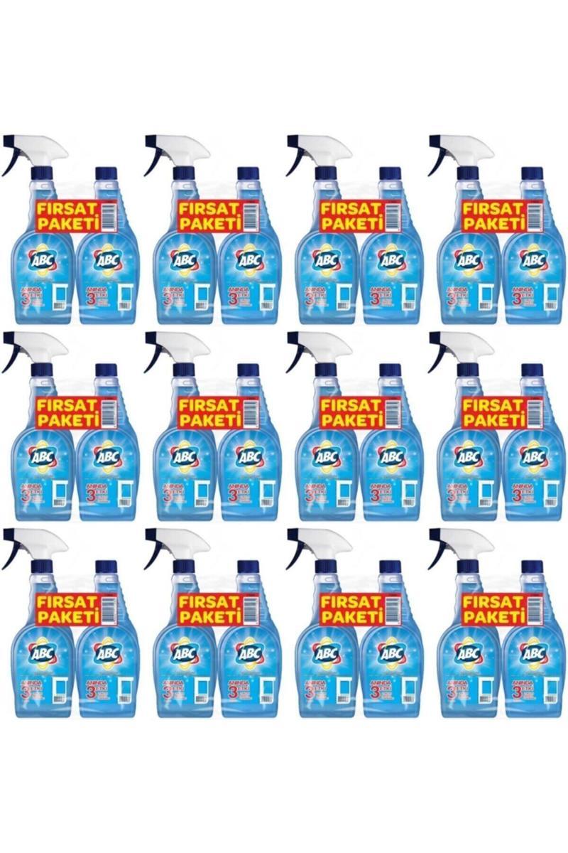 Cam Temizleyici 750+750 Ml Fırsat Paketi 12 Adet