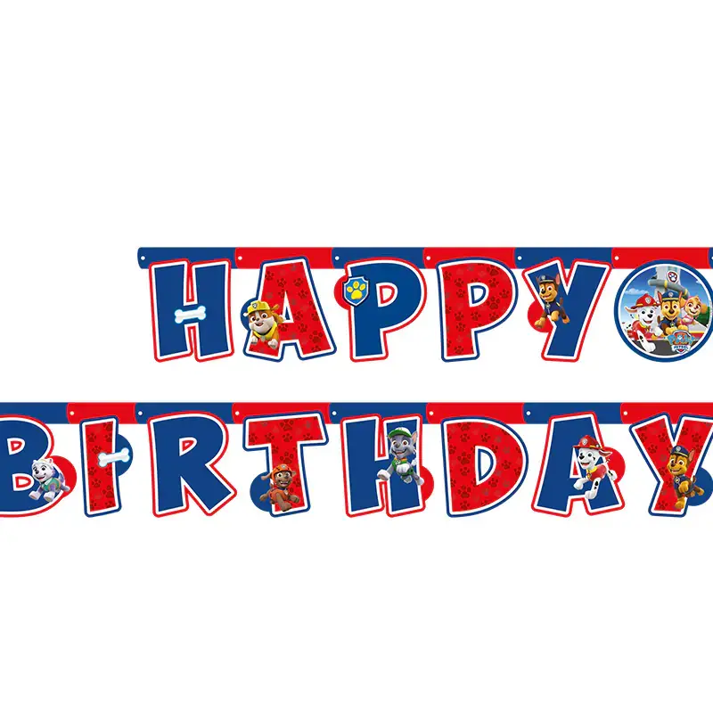 PAW PETROL REFRESH HAPPY BIRTDAY BANNER (2,10 m)