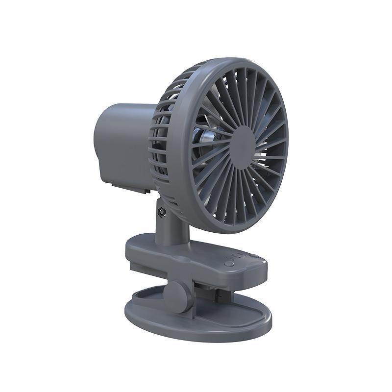 3 Kademe Şarjlı Mandallı 120° Taşınabilir Fan Vantilatör F02