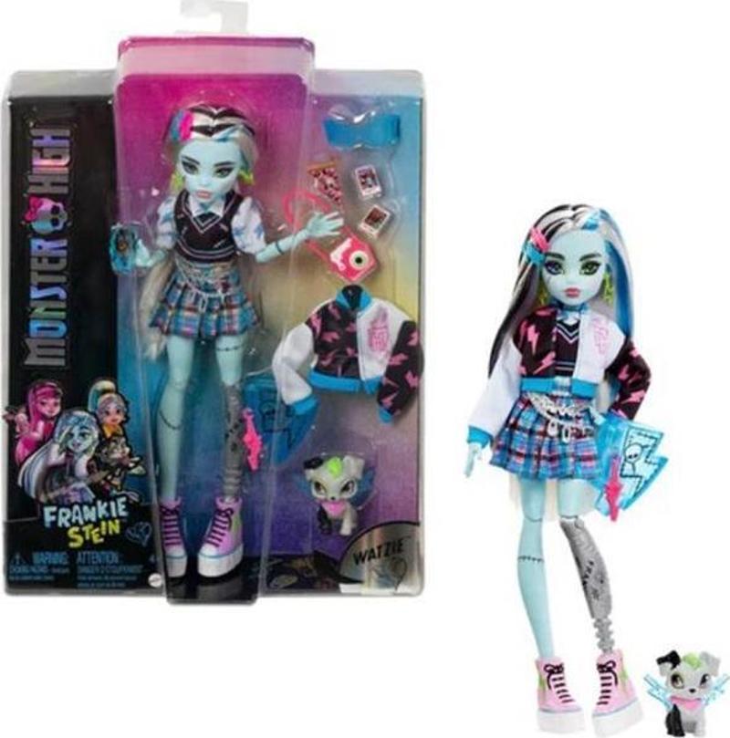 Monster High Frankie Stein Ana Karakter Bebekler HHK53, Kız Çocukları İçin Monster High Bebekler