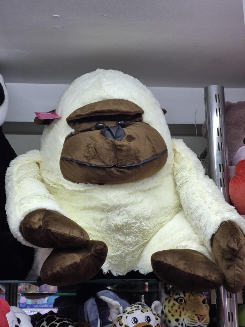 UZUN TÜYLÜ PELUŞ GORİL 55CM