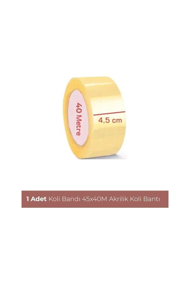 Koli Bandı 45X40 Metre 1 Adet Akrilik Koli Bantı