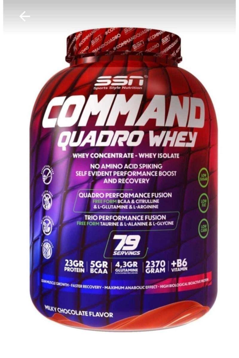 Ssn Command Quadro Whey Protein Tozu 2370 Gr Çilek Aromalı