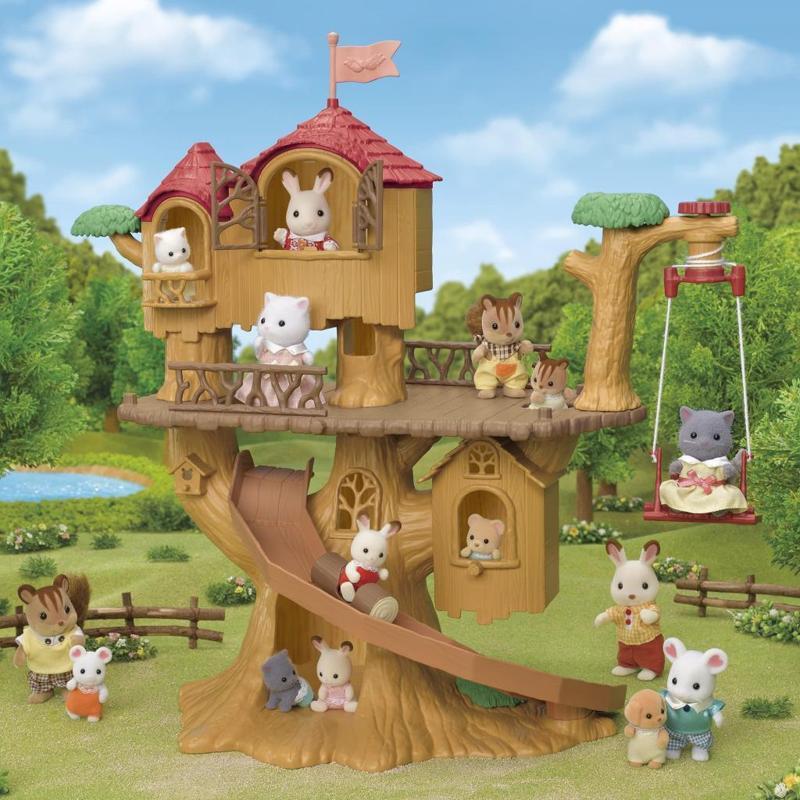 Ağaç Ev 5450,Sylvanian Ailesi Macera Ağaç Evi