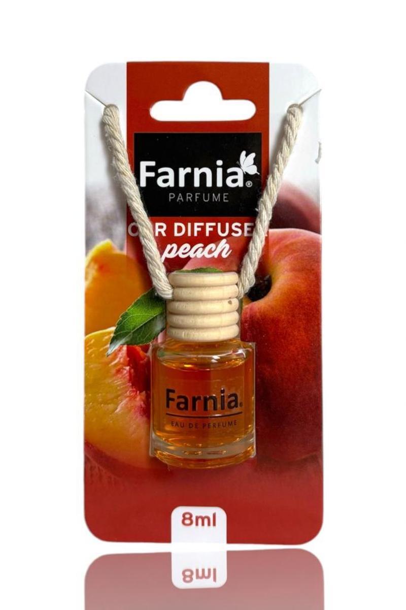 Yüksek Esanslı Askılı Araç Kokusu EDP Parfüm Şeftali 8 Ml