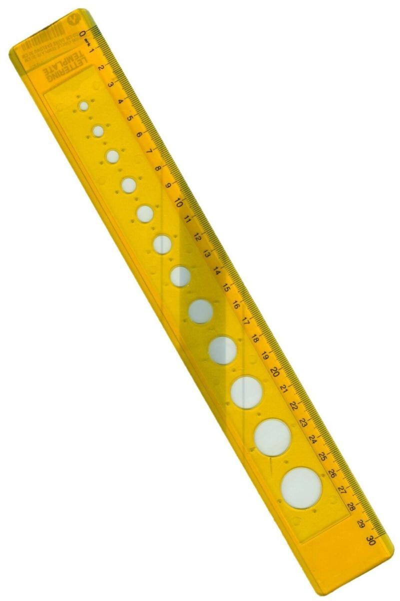 Daire Şablonu Cetvel 30 Cm 035