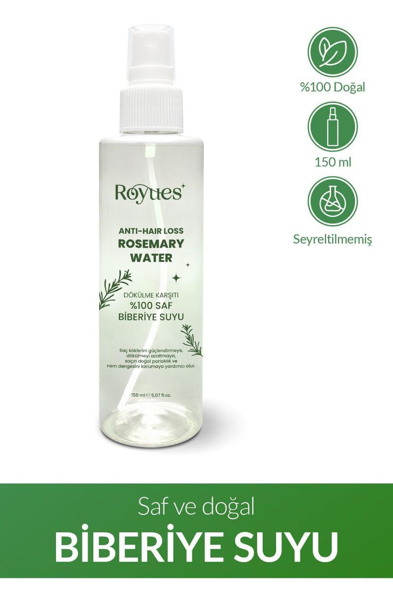 Biberiye Suyu Dökülme Karşıtı Ve Saç Uzatma Etkili Saç Toniği 150 Ml Pure Rosemary Water