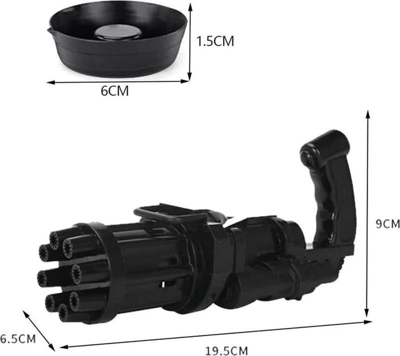 Küçük Minigun Baloncuk Atan Oyuncak LY007