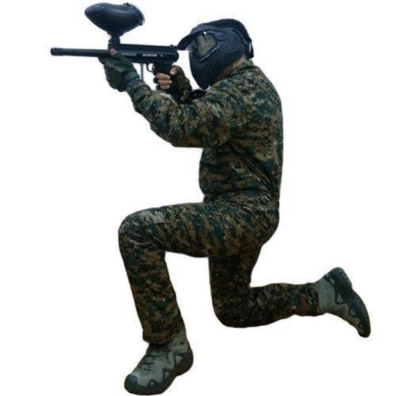 Paintball Tulum Yeşil Kamuflaj L