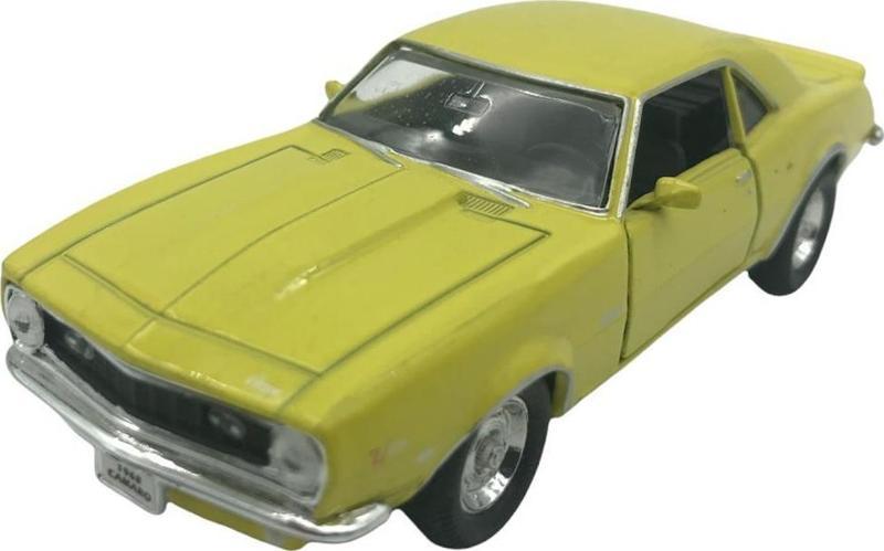 1:38 Metal Çek Bırak Araba 1968 Chevrolet Camaro Z28 42324D