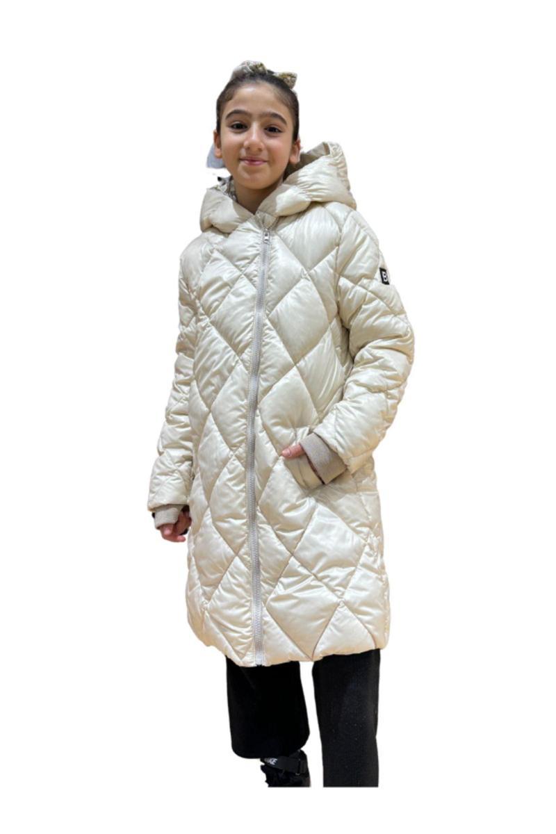 Kız Çocuk Kapüşonlu Kaban 51329