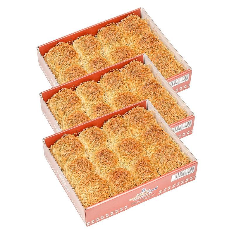 Gazioğlu Üçler Fincan Kadayıf 250 gr x 3 Adet