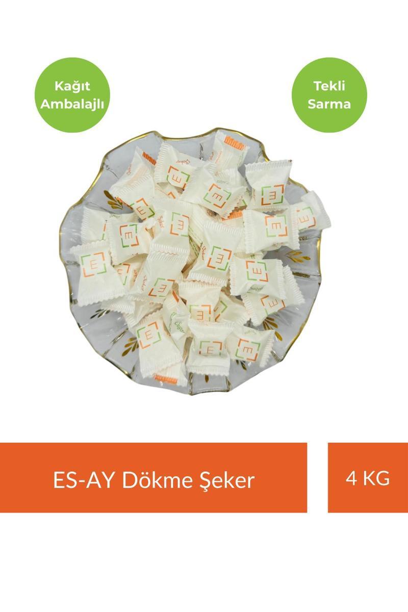 Şeker Tekli Sarma Küp Şeker 4 kg (Kağıtlı)