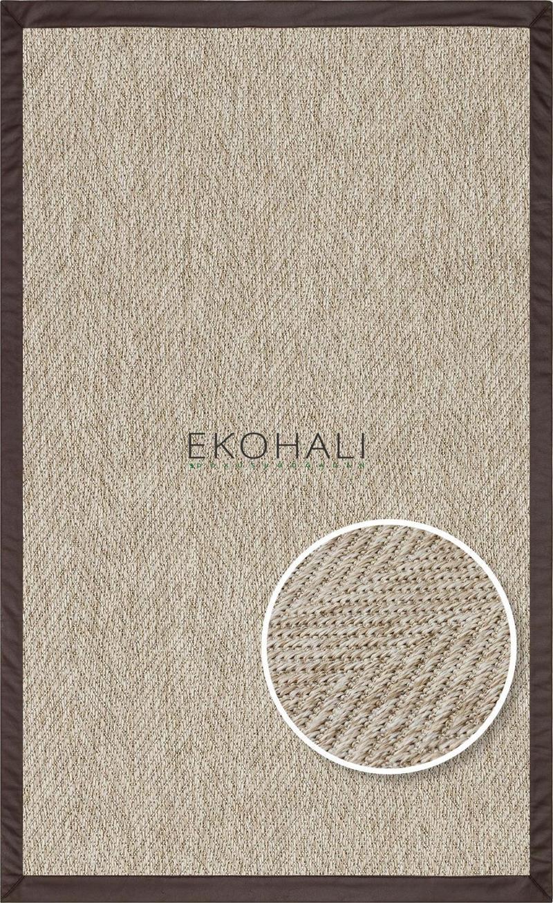 Ventura Koleksiyonu Örgülü Naturel Dekoratif Halı VNT 2704 Beige